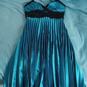 Charlotte Russe Satin And Lace Dress Size Small